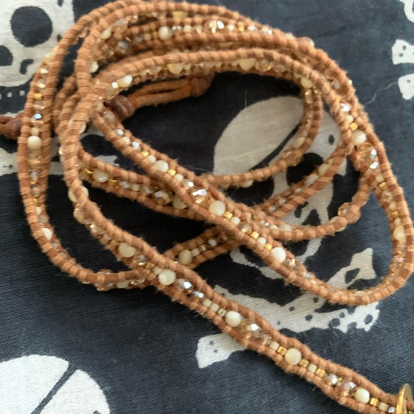 Chan Luu Jewelry - Chan lu luu bracelet 5 wrap tan beads Chan Luu Jewelry - Chan lu luu bracelet 5 wrap tan beads